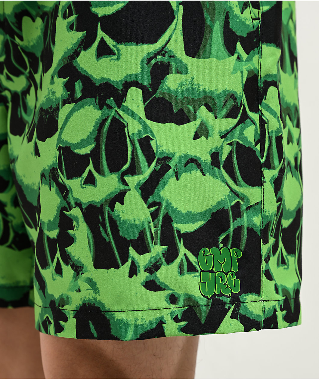 Empyre Cringe Floater Green & Black Board Shorts