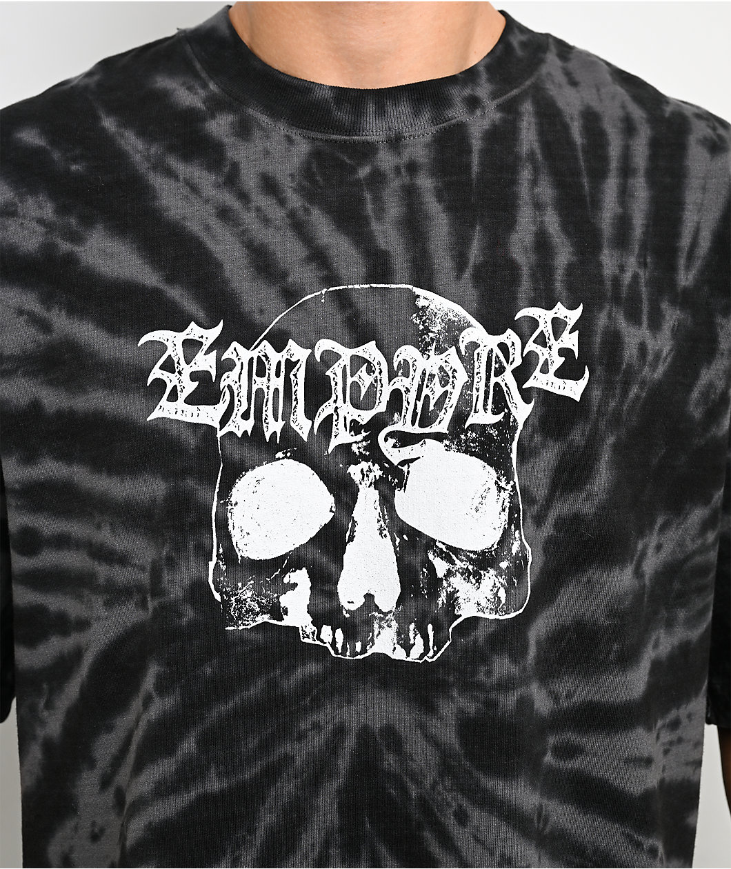 Empyre Dad Angst Black Tie Dye T-Shirt
