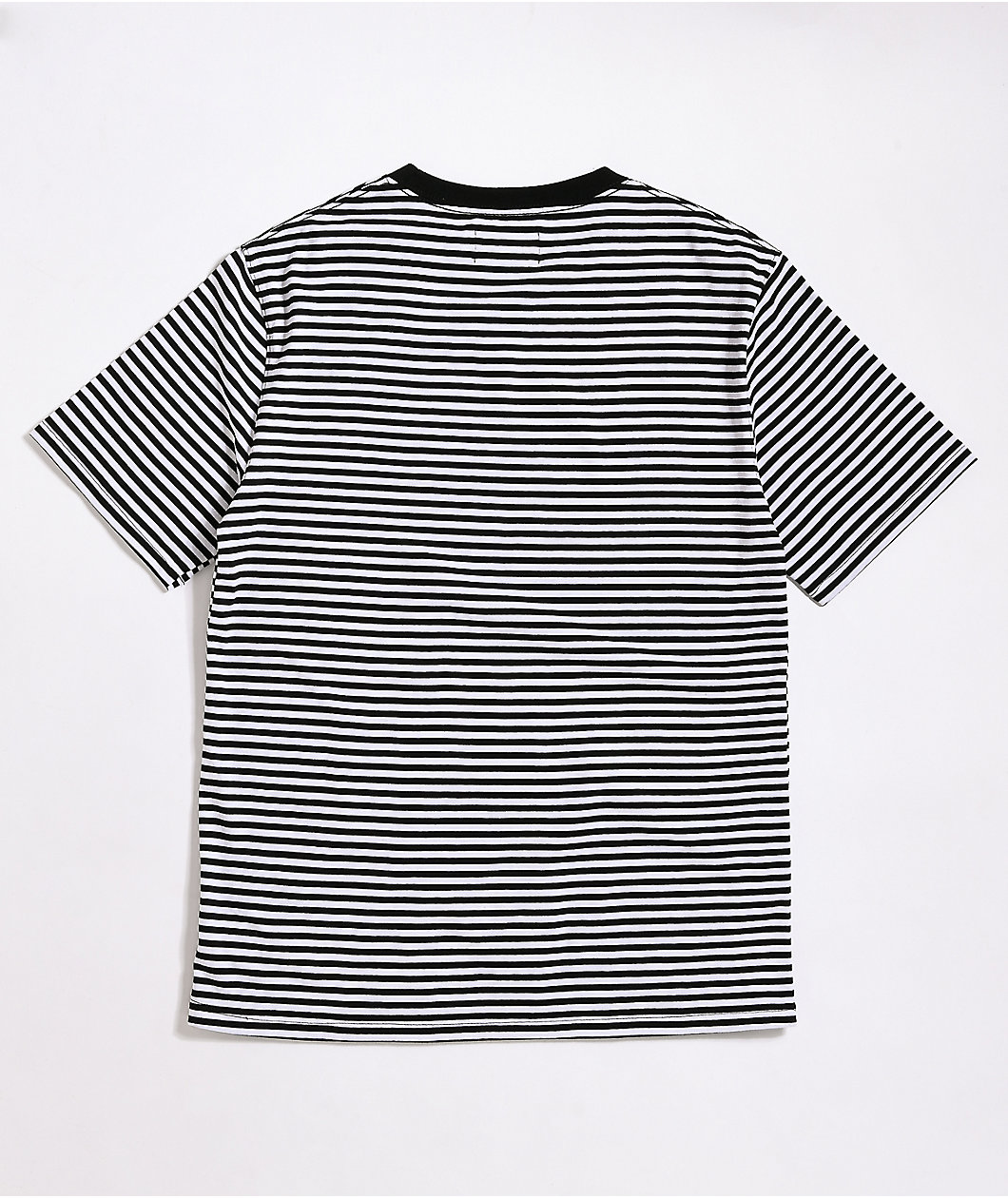 Empyre Dang It Black & White Striped Knit T-Shirt