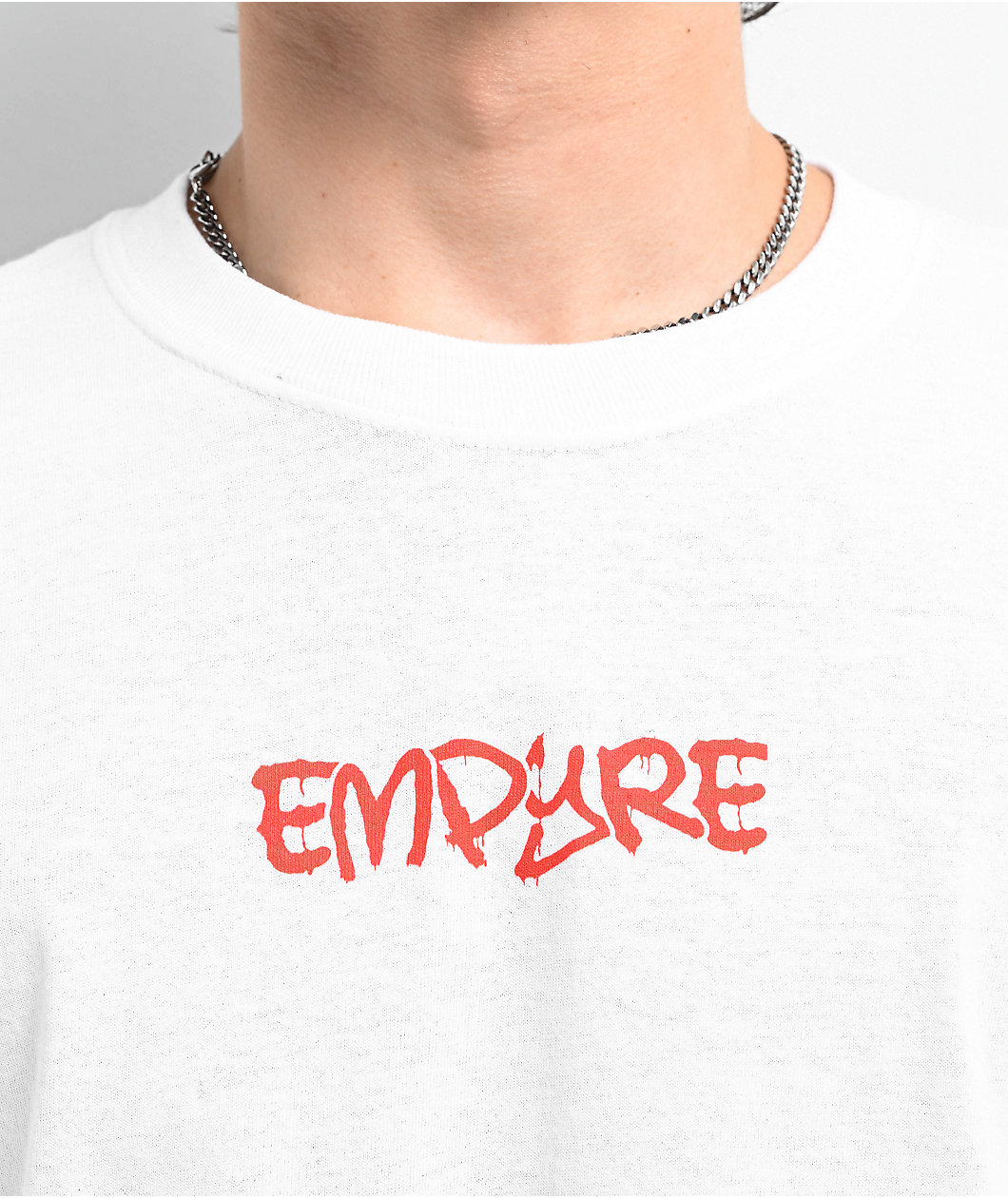 Empyre Dark Eyes White Long Sleeve T-Shirt