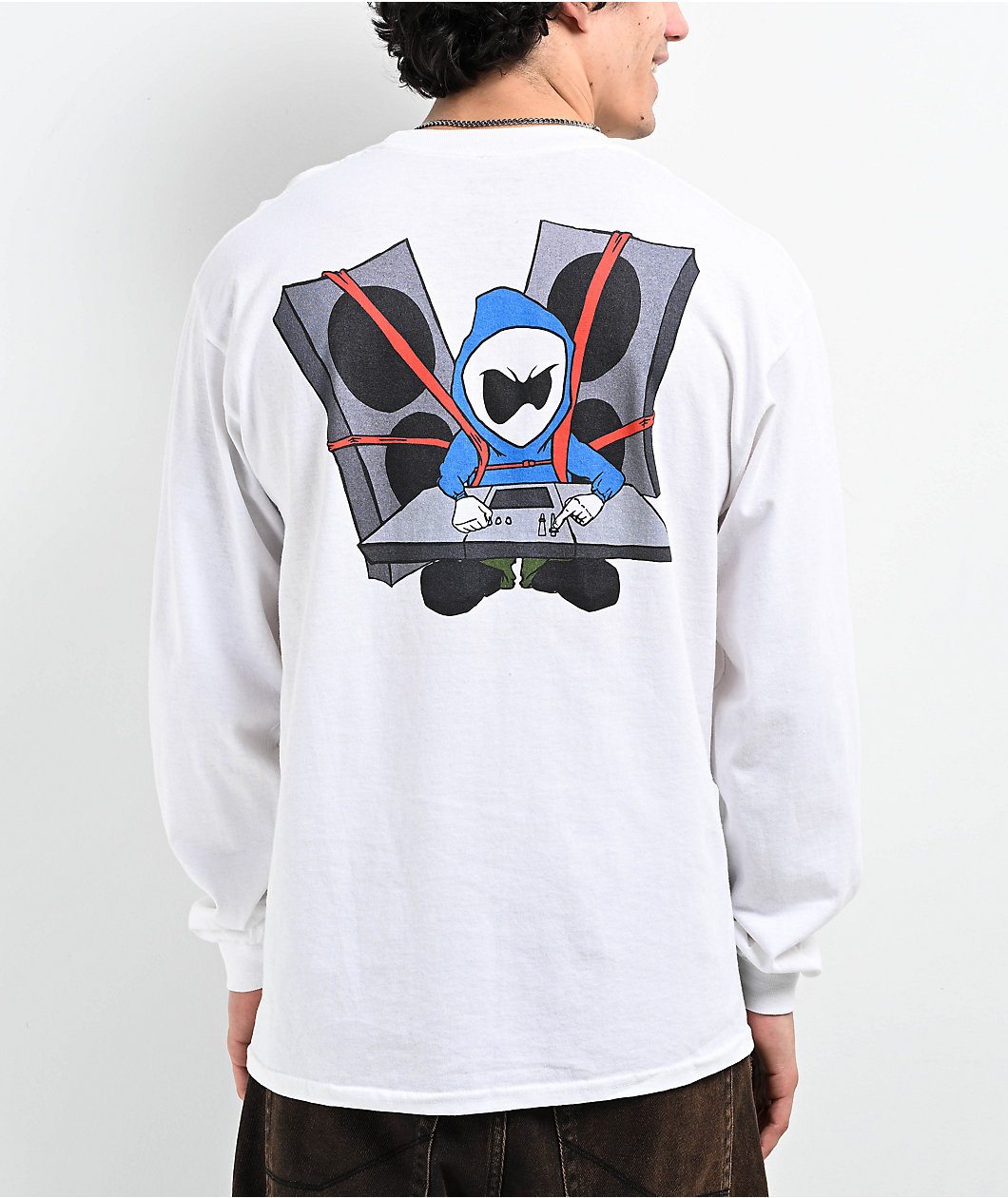 Empyre Dark Eyes White Long Sleeve T-Shirt