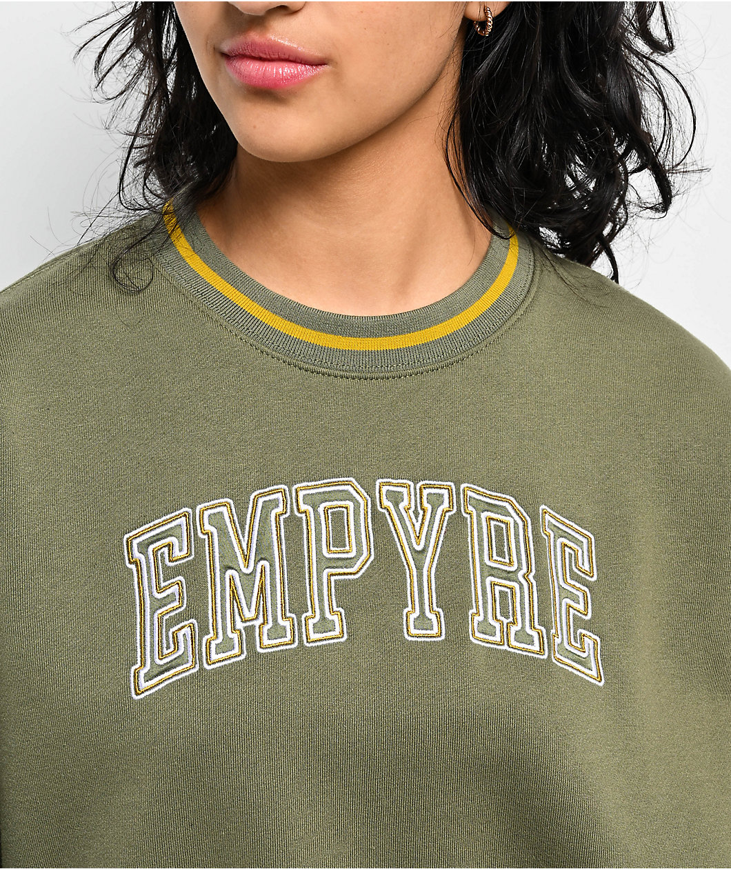 Empyre Dawsen Green Crewneck Sweatshirt