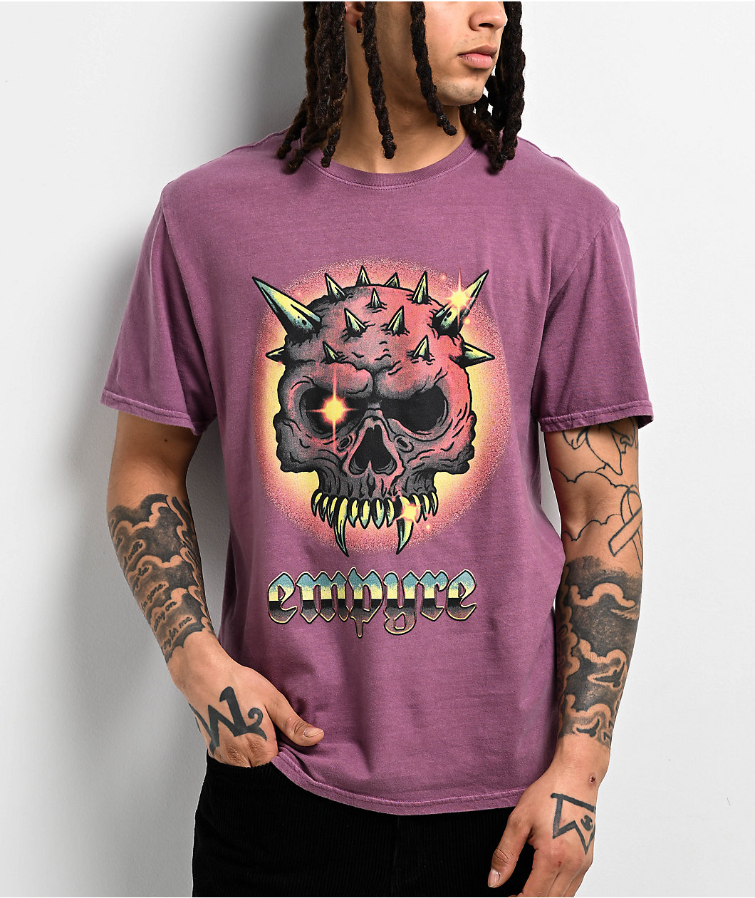 Empyre Death Eater Purple Wash T-Shirt