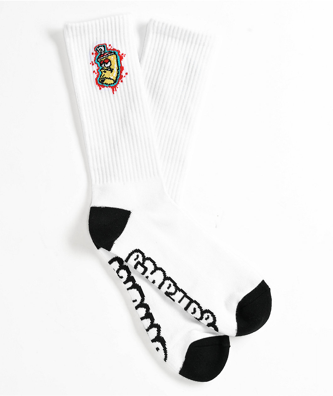 Empyre Dodge White Crew Socks 