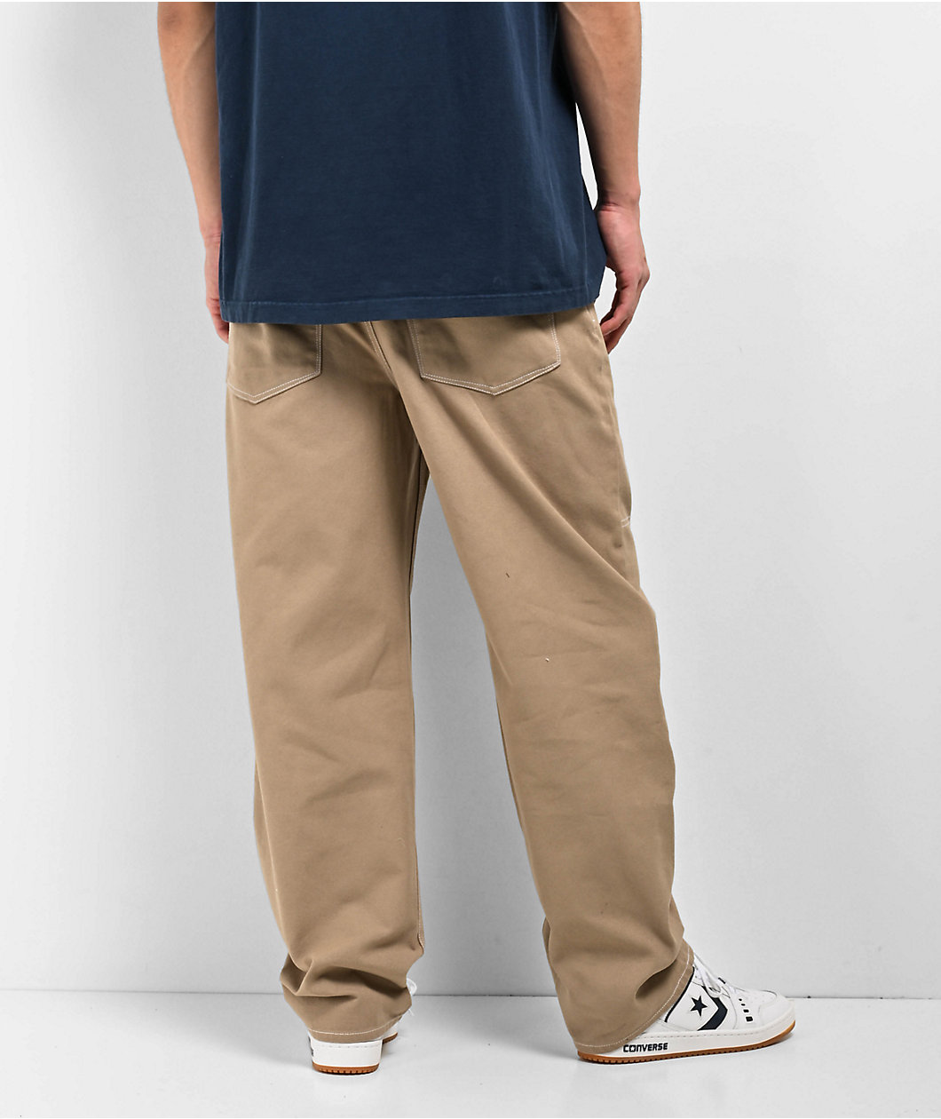 Empyre Double Knee Khaki Canvas Skate Pants