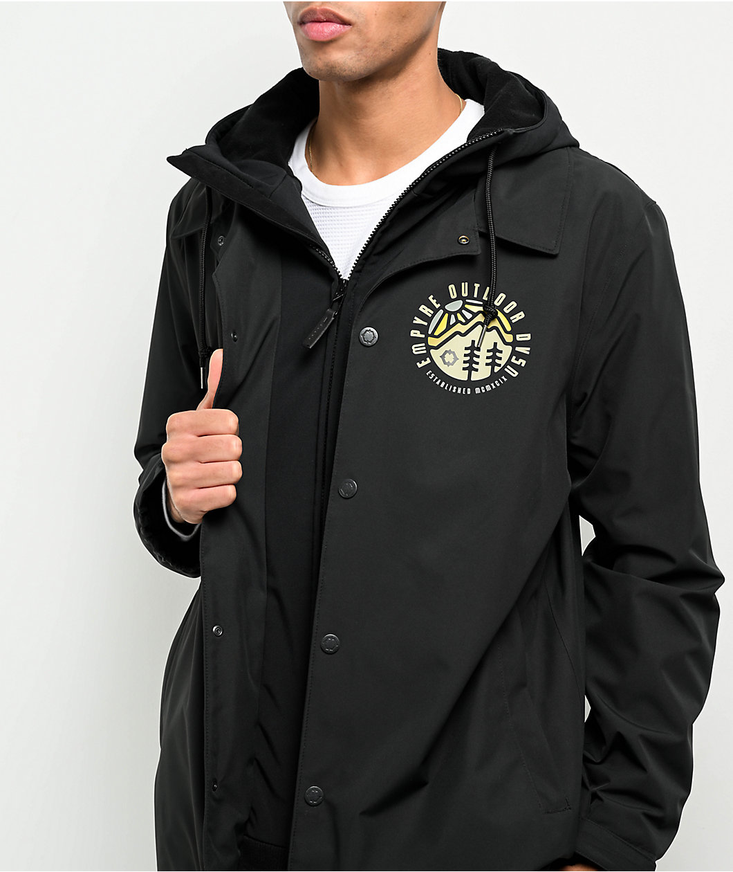 Empyre Downpour Black 10K Snowboard Jacket