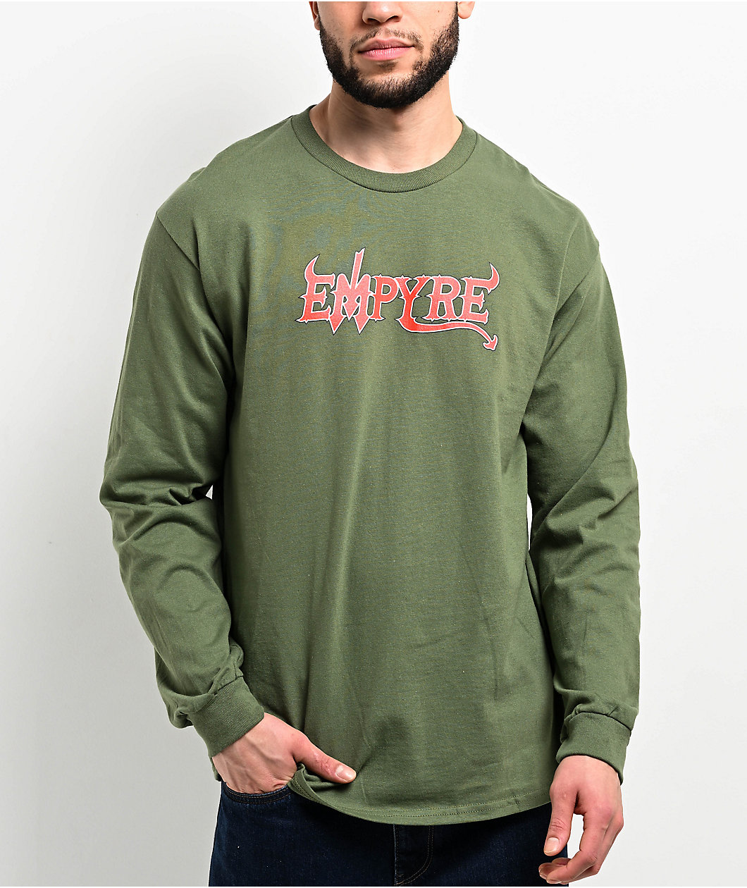 Empyre E-Devils Green Long Sleeve T-Shirt