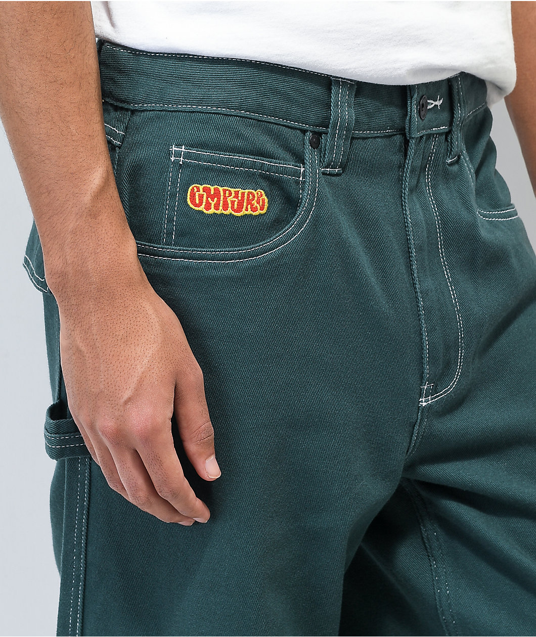 Empyre Emerald Green Carpenter Skate Jeans