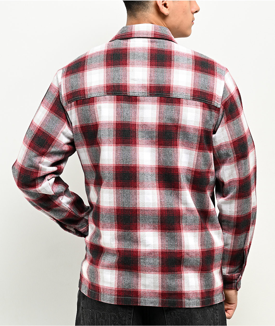 Empyre Fader Red & White Flannel Jacket