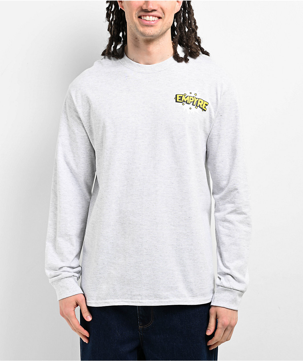 Empyre Fight Cloud Long Sleeve Grey T-Shirt