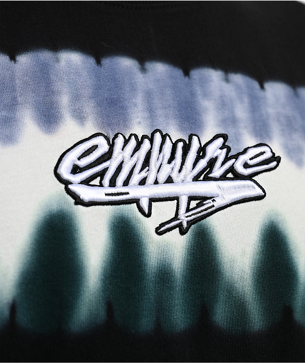 Empyre Fingers Crossed Tie Dye Black T-Shirt