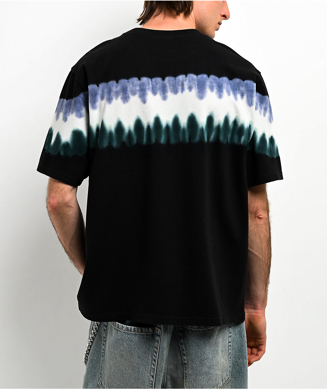 Empyre Fingers Crossed Tie Dye Black T-Shirt