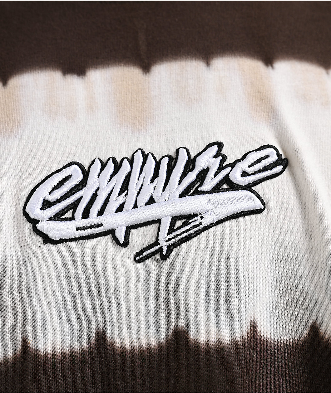 Empyre Fingers Crossed Tie Dye Brown T-Shirt