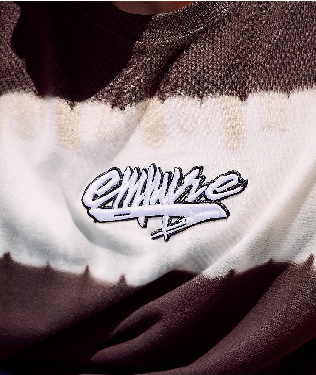 Empyre Fingers Crossed Tie Dye Brown T-Shirt
