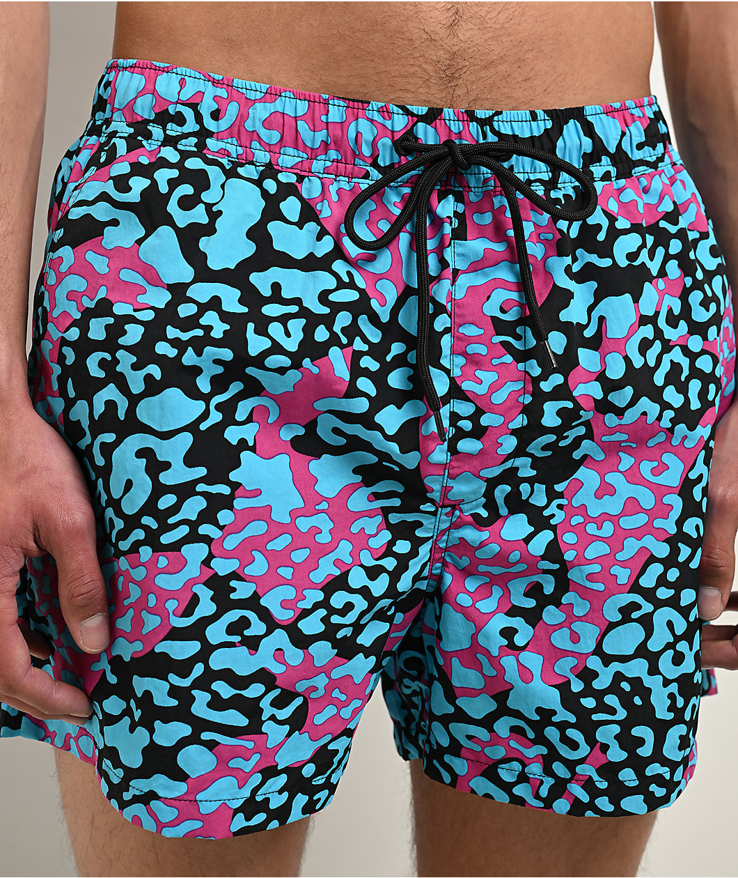 Empyre Floater Leopard Blue Board Shorts