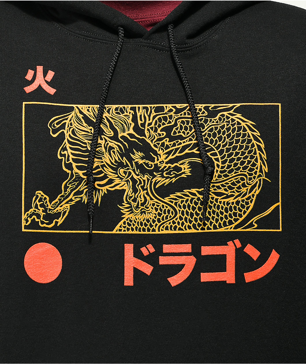 Empyre Golden Dragon Black Hoodie