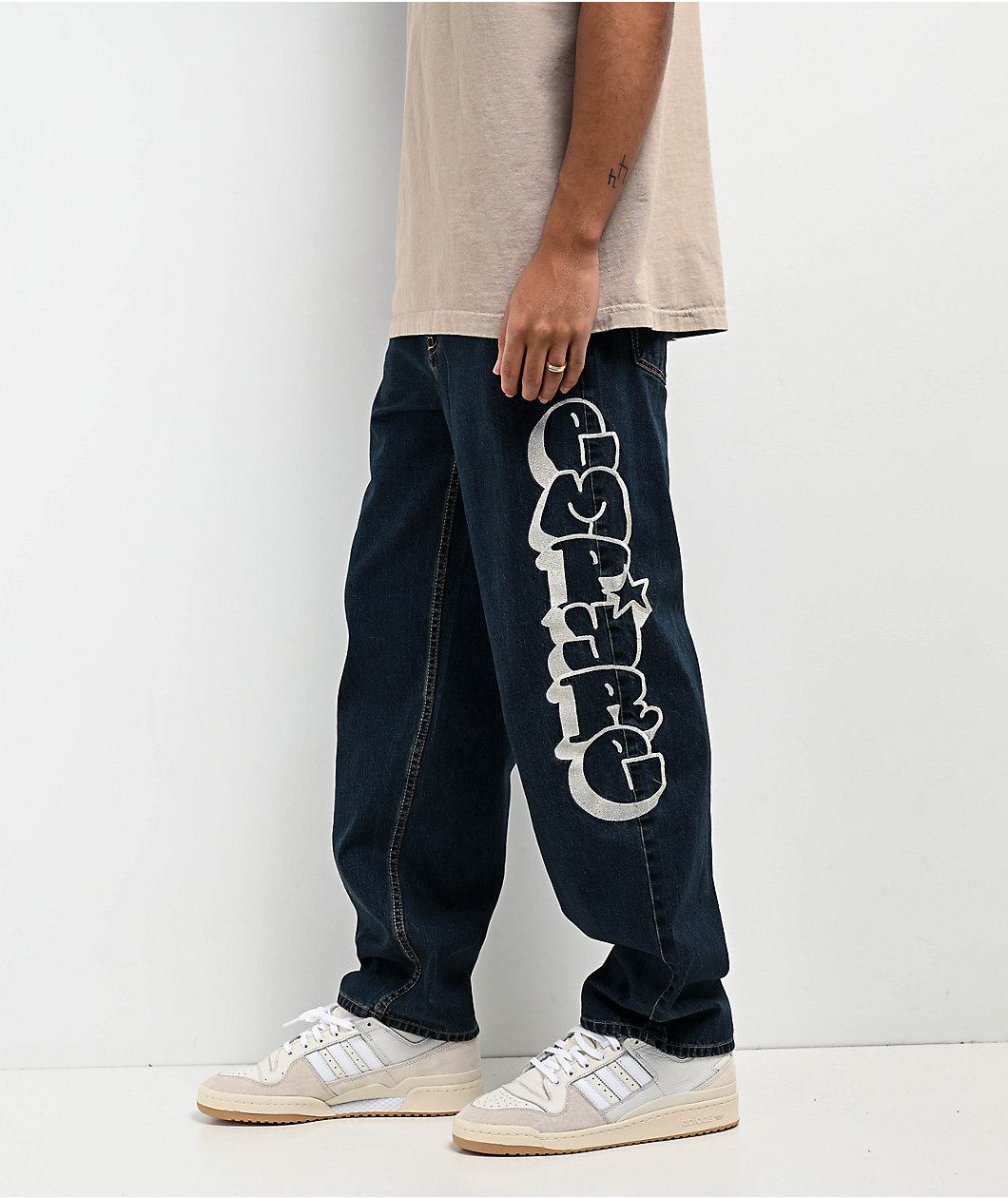 Empyre Graff Blue Denim Skate Jeans