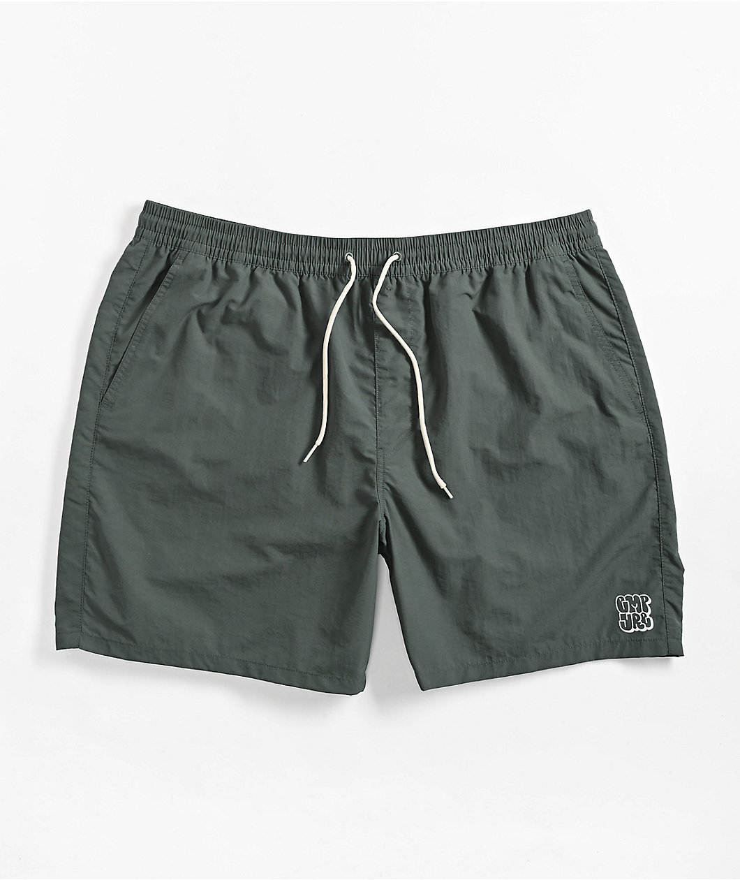 Empyre Graffiti Floater Dark Green Board Shorts