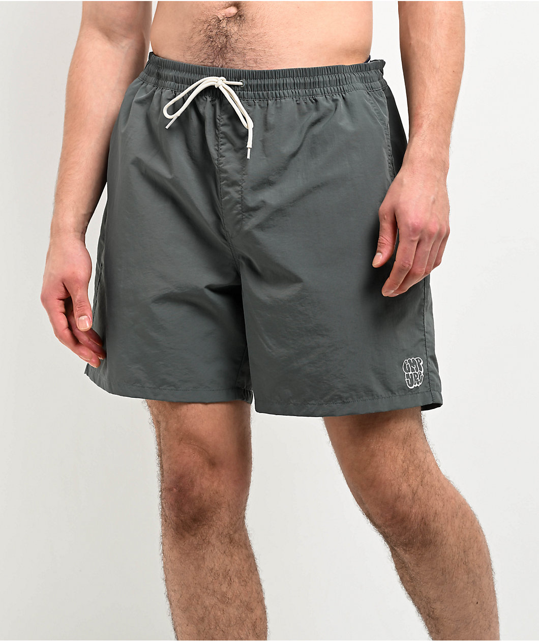 Empyre Graffiti Floater Dark Green Board Shorts