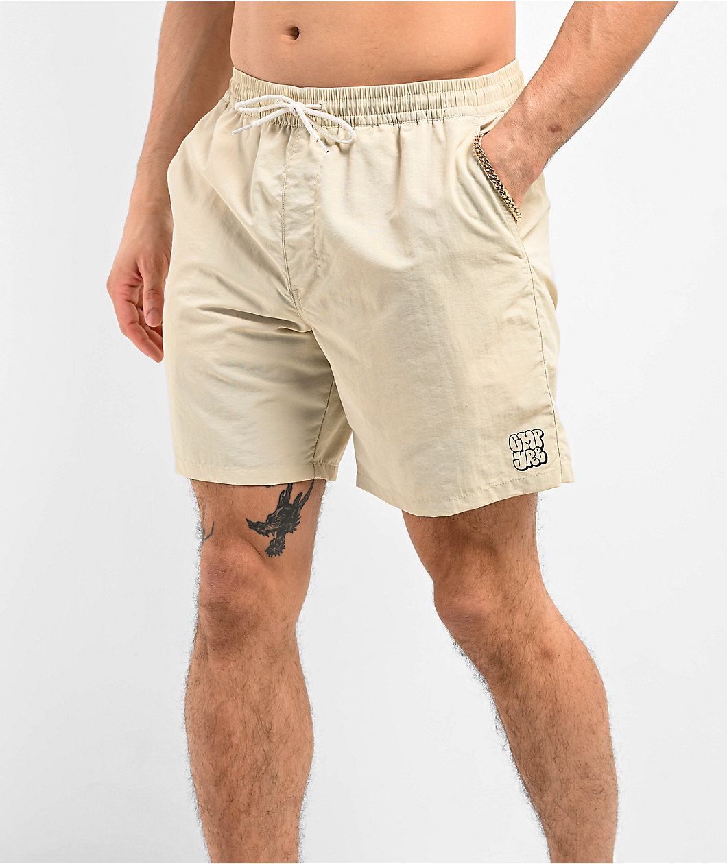 Empyre Graffiti Floater Natural Board Shorts