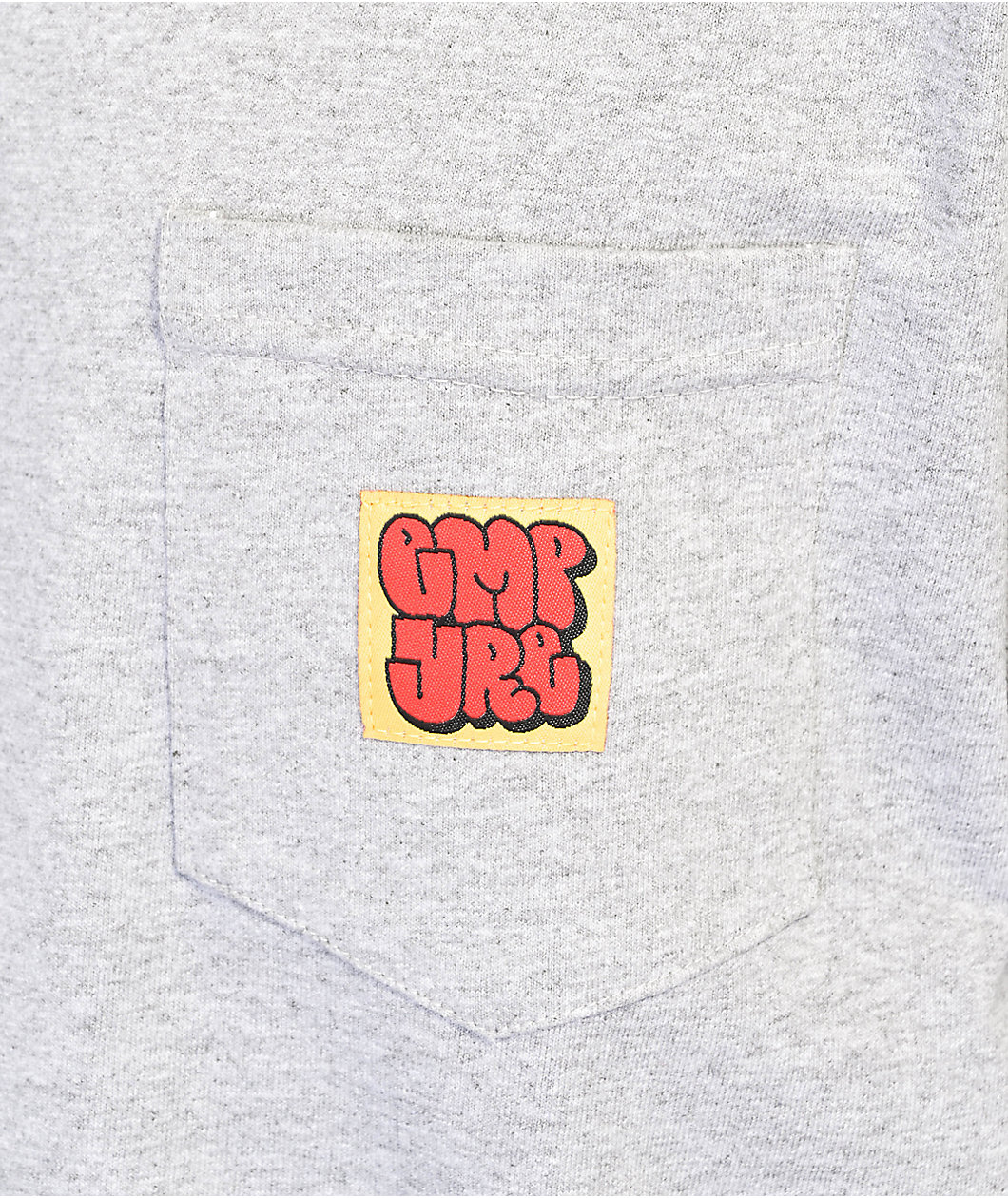 Empyre Graffiti Grey Long Sleeve Pocket T-Shirt