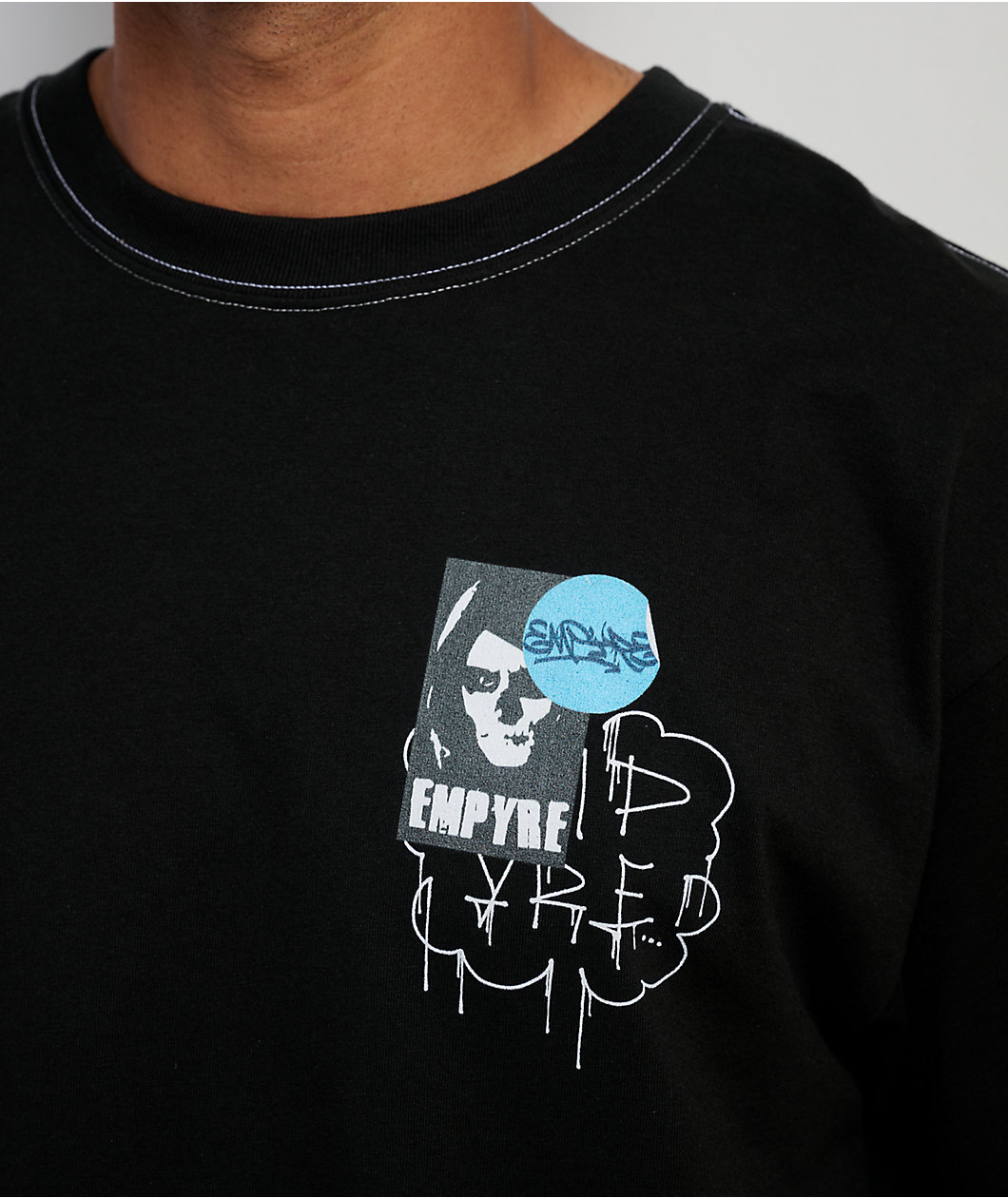 Empyre Graffiti Sign Black T-Shirt