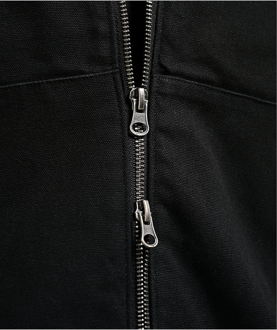 Empyre Grate Black Hooded Canvas Jacket