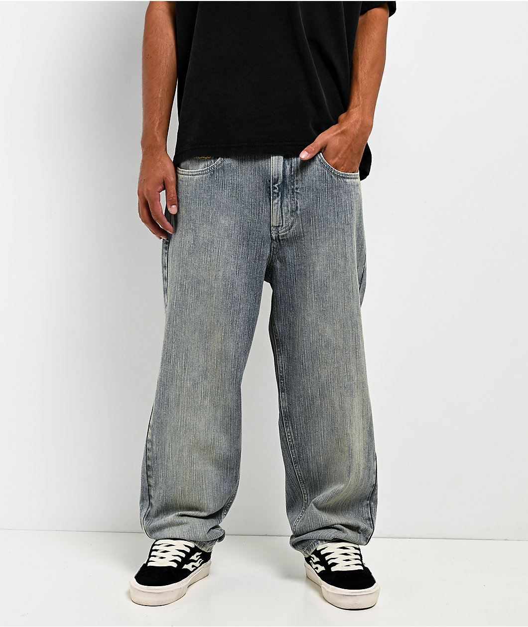 Empyre Gravel Rope Blue Wash Loose Fit Skate Jeans