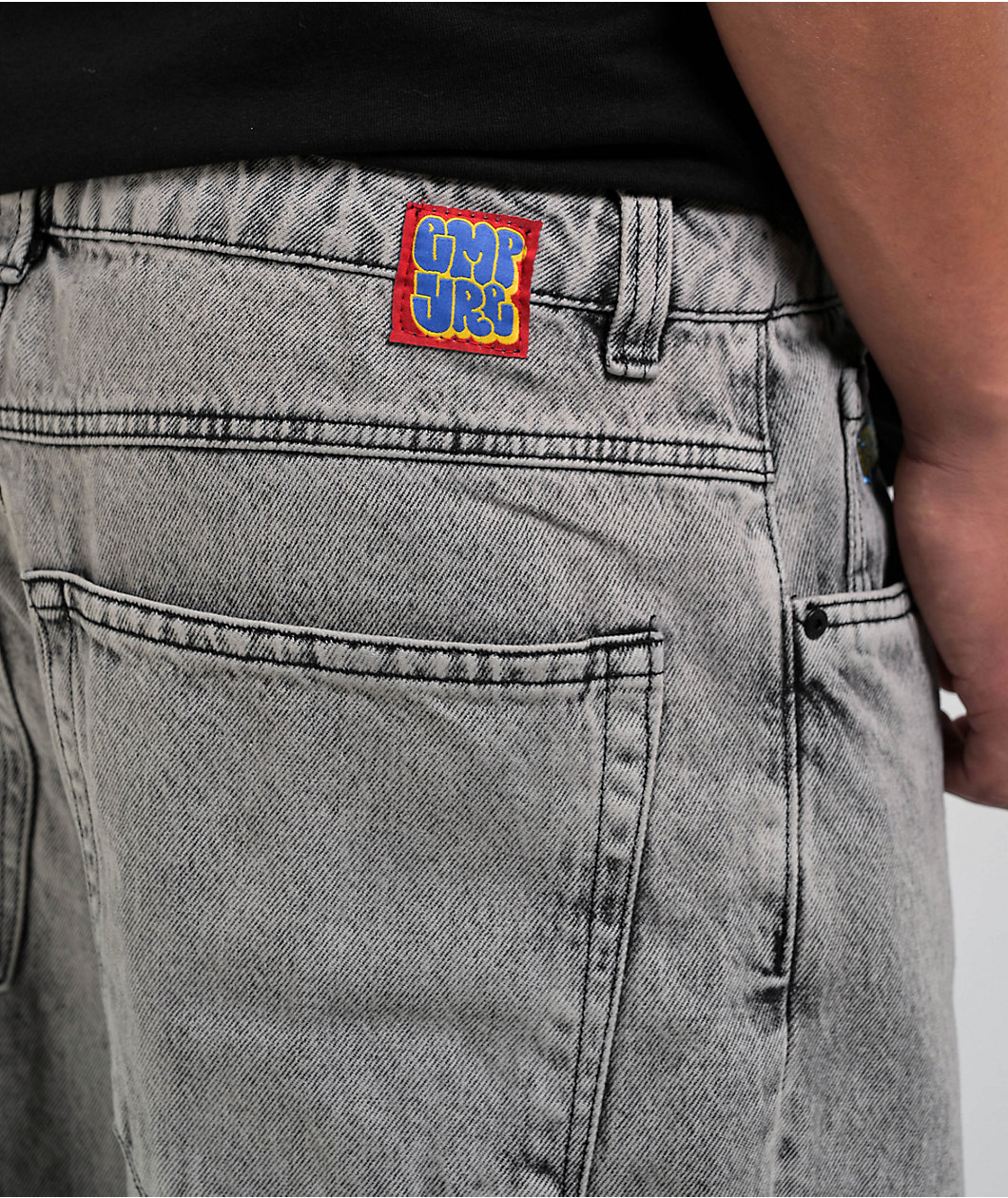 Empyre Grey Wash Ultra Loose Skate Jeans