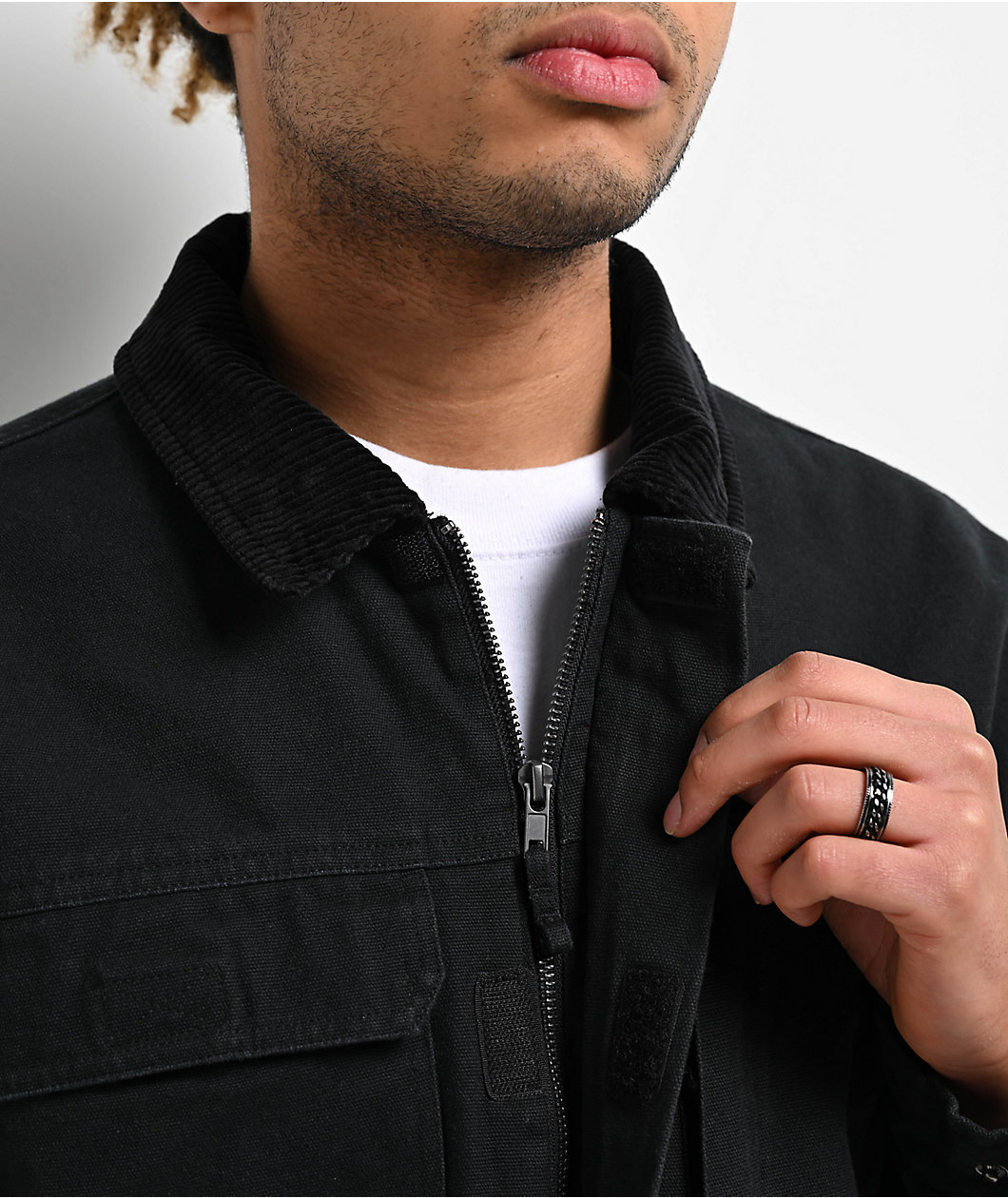 Empyre Grind Chore Black Canvas Jacket