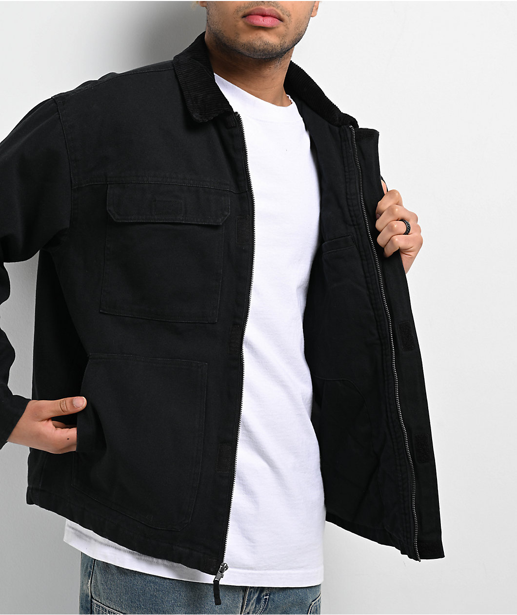 Empyre Grind Chore Black Canvas Jacket