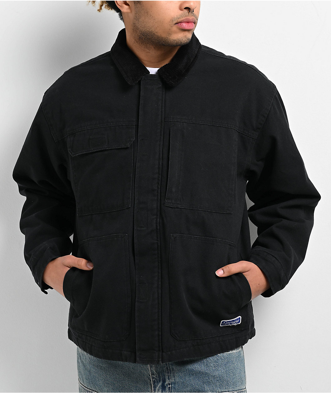 Empyre Grind Chore Black Canvas Jacket