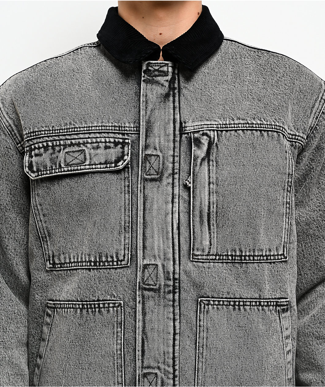 Empyre Grind Chore Grey Denim Jacket