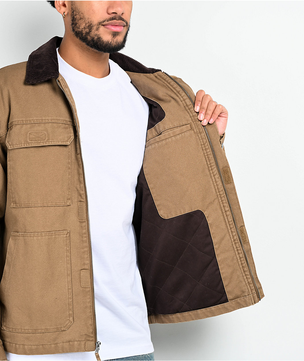 Empyre Grind Chore Tan Canvas Jacket