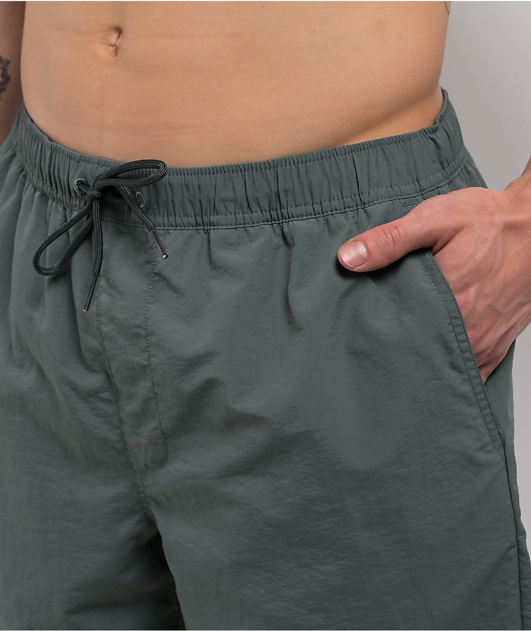 Empyre Grom Dark Green Board Shorts