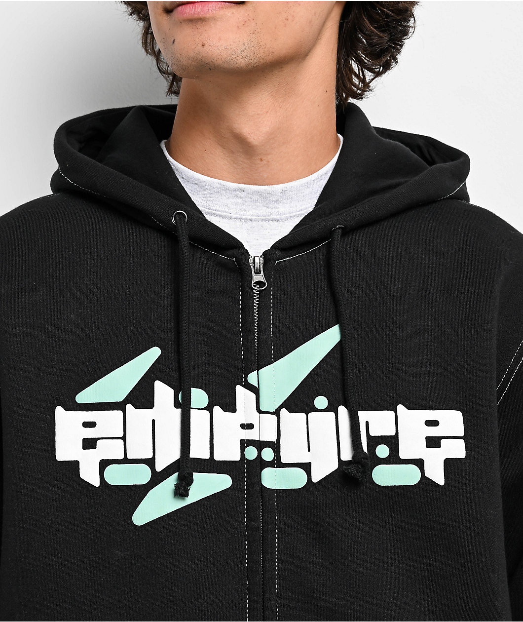 Empyre Hacker Black Zip Hoodie