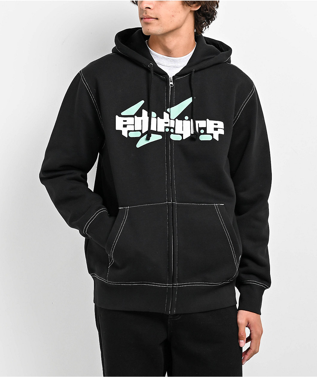 Empyre Hacker Black Zip Hoodie