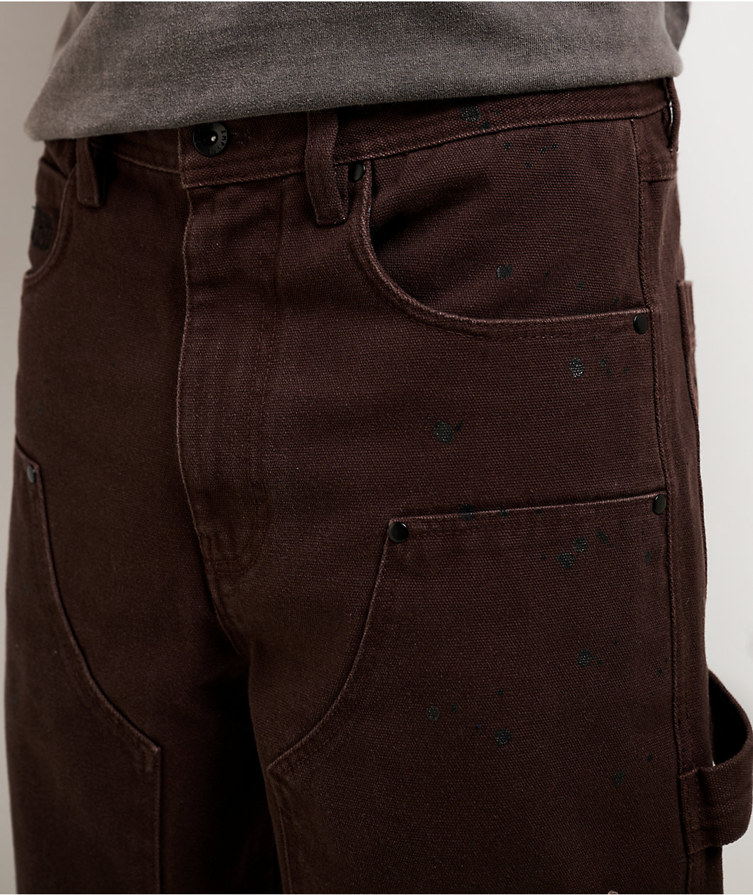 Empyre Hammer Dude Brown Canvas Loose Fit Skate Pants