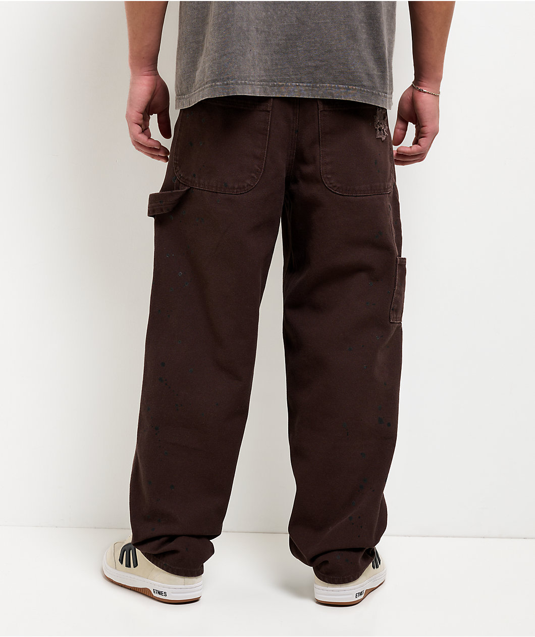 Empyre Hammer Dude Brown Canvas Loose Fit Skate Pants