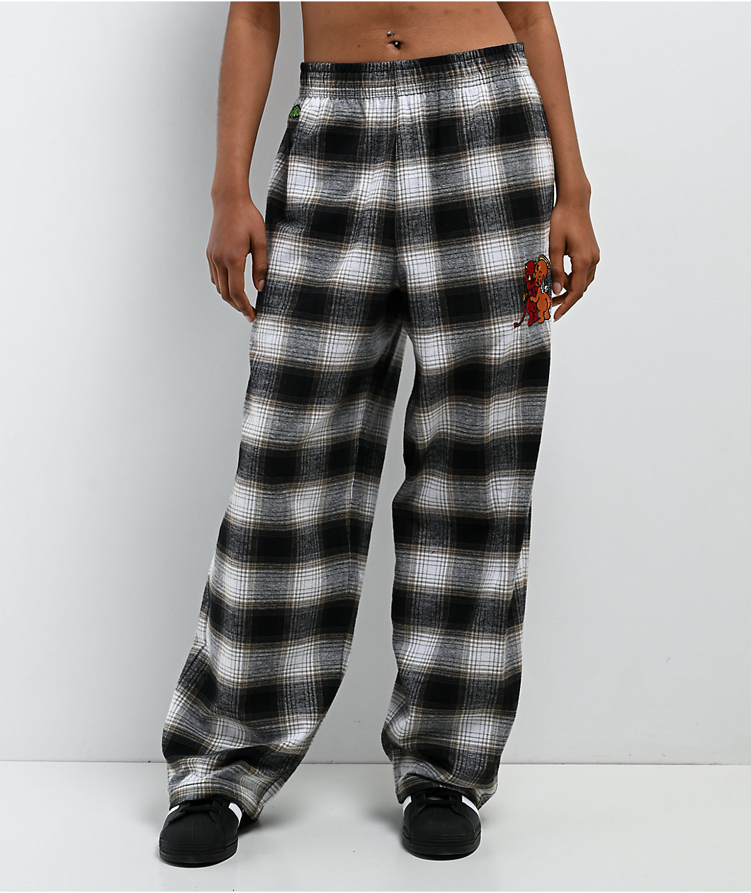 Empyre Heavenly Hugs! Black Plaid Lounge Pants