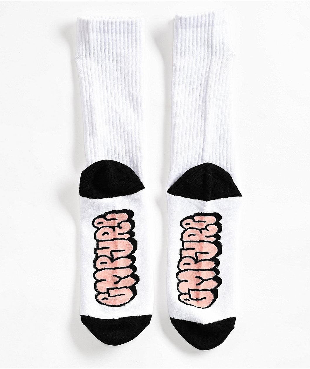 Empyre Here Piggy White Crew Socks