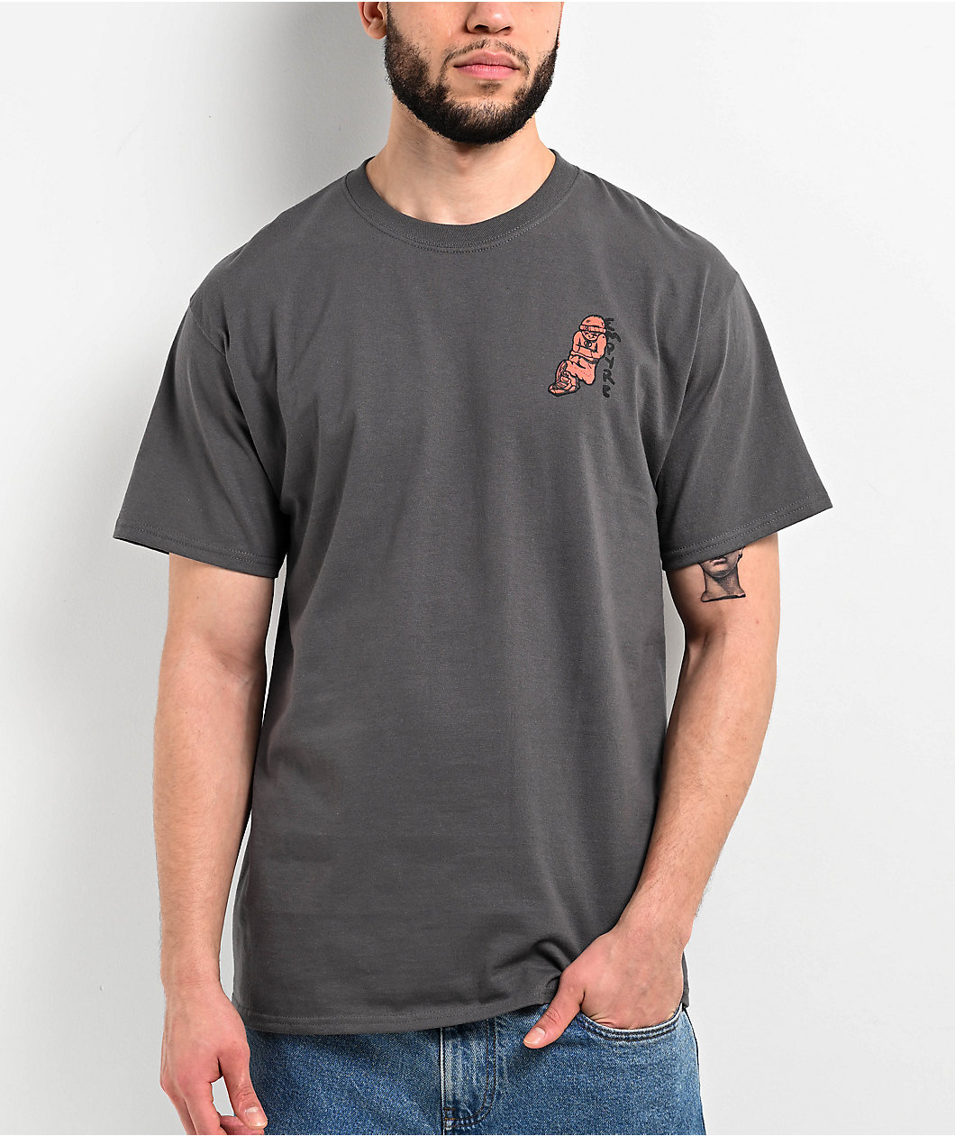 Empyre Hide Charcoal T-Shirt