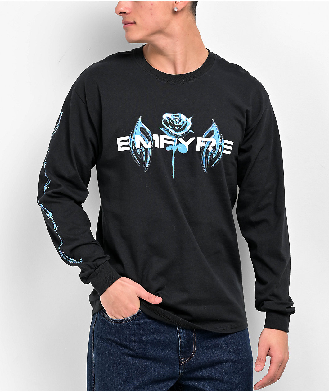 Empyre Hold Onto It Black Long Sleeve T-Shirt