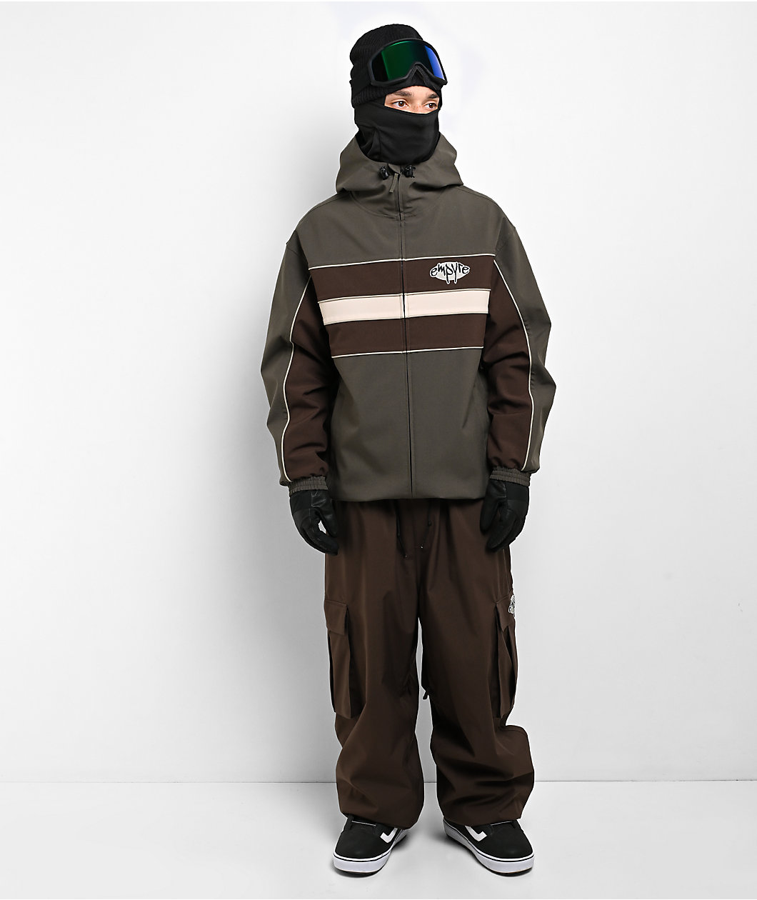 Empyre Hyak Brown 10K Cargo Snowboard Pants