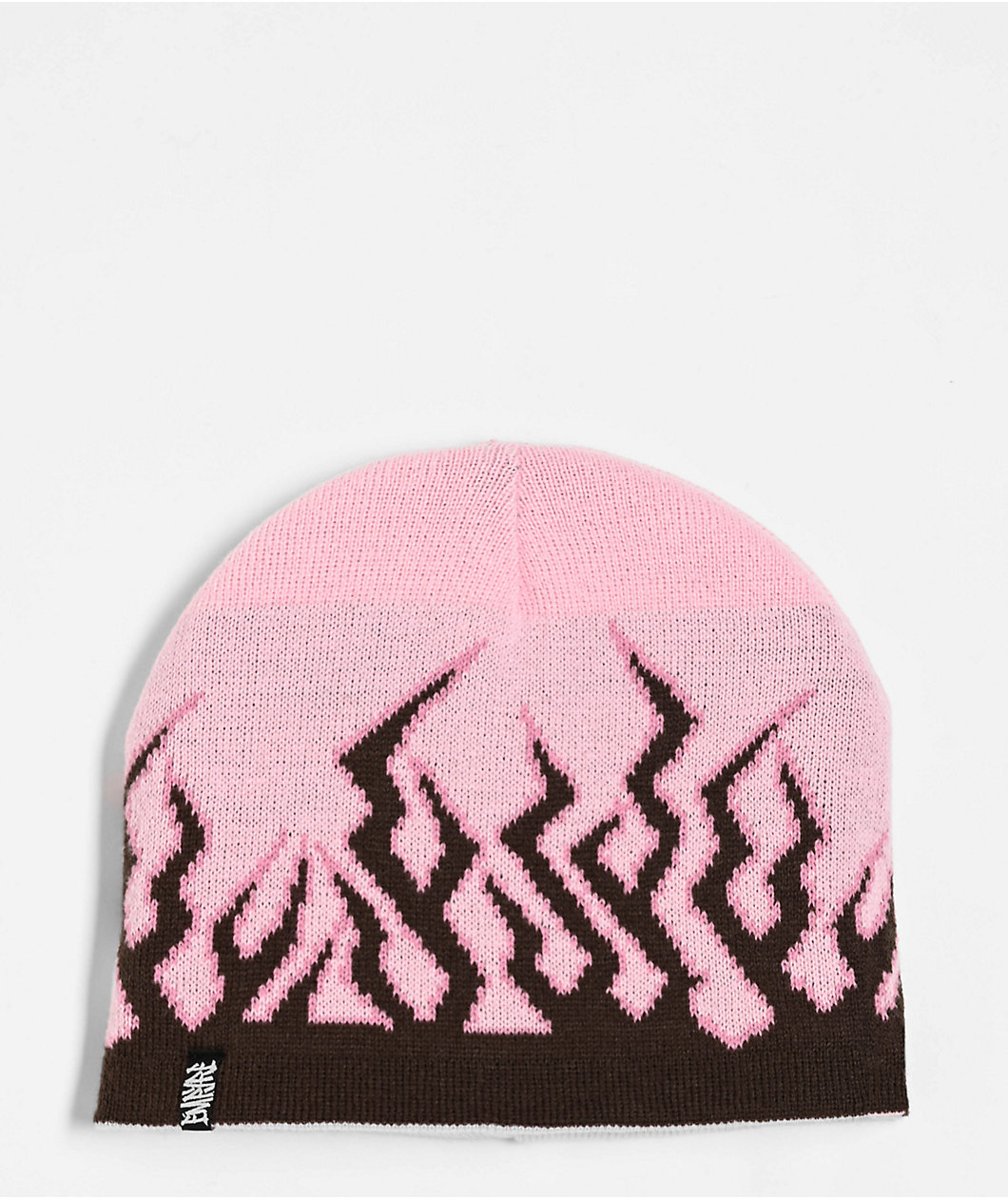 Empyre Inside Out III Brown & Pink Reversible Skully Beanie
