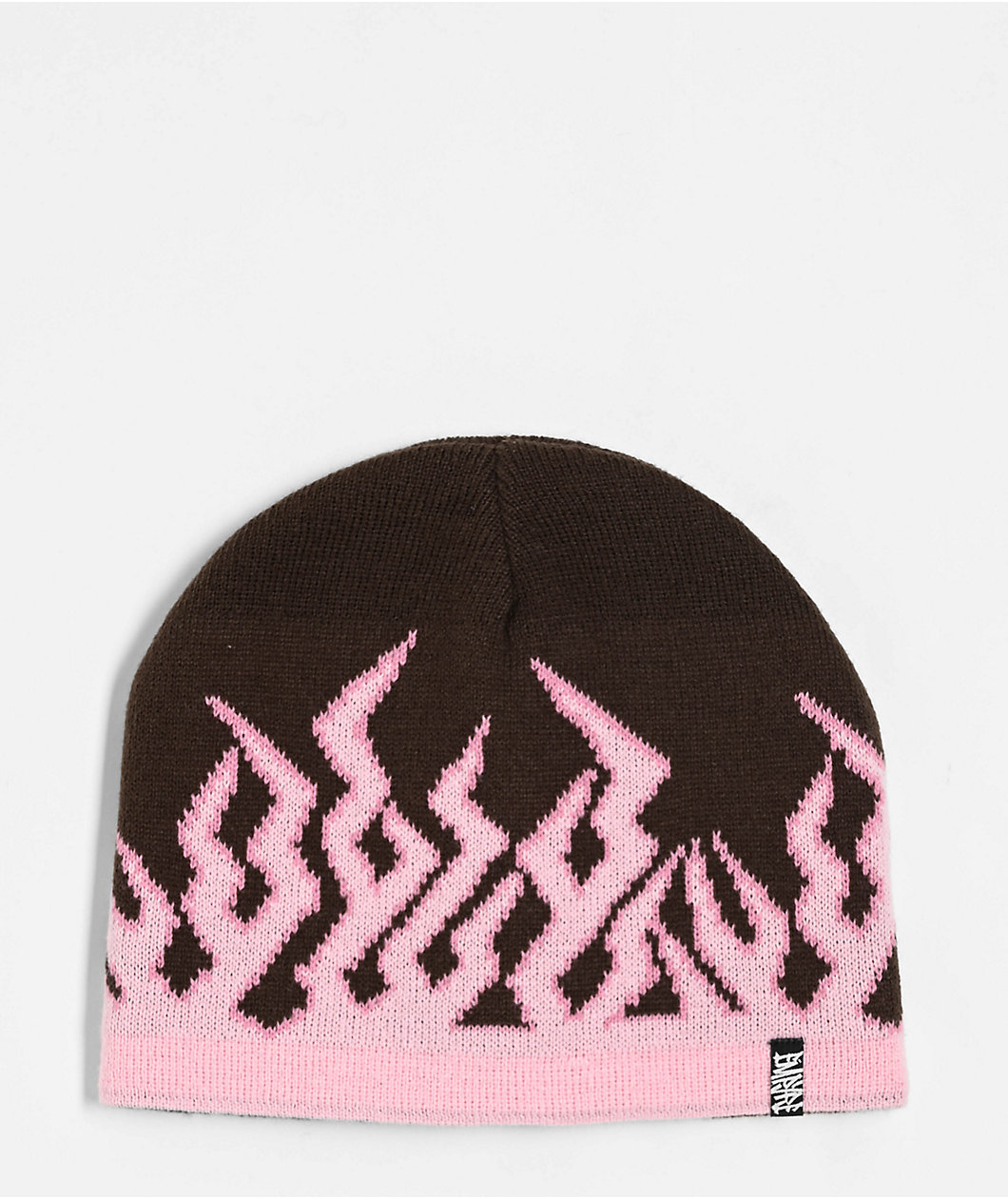 Empyre Inside Out III Brown & Pink Reversible Skully Beanie