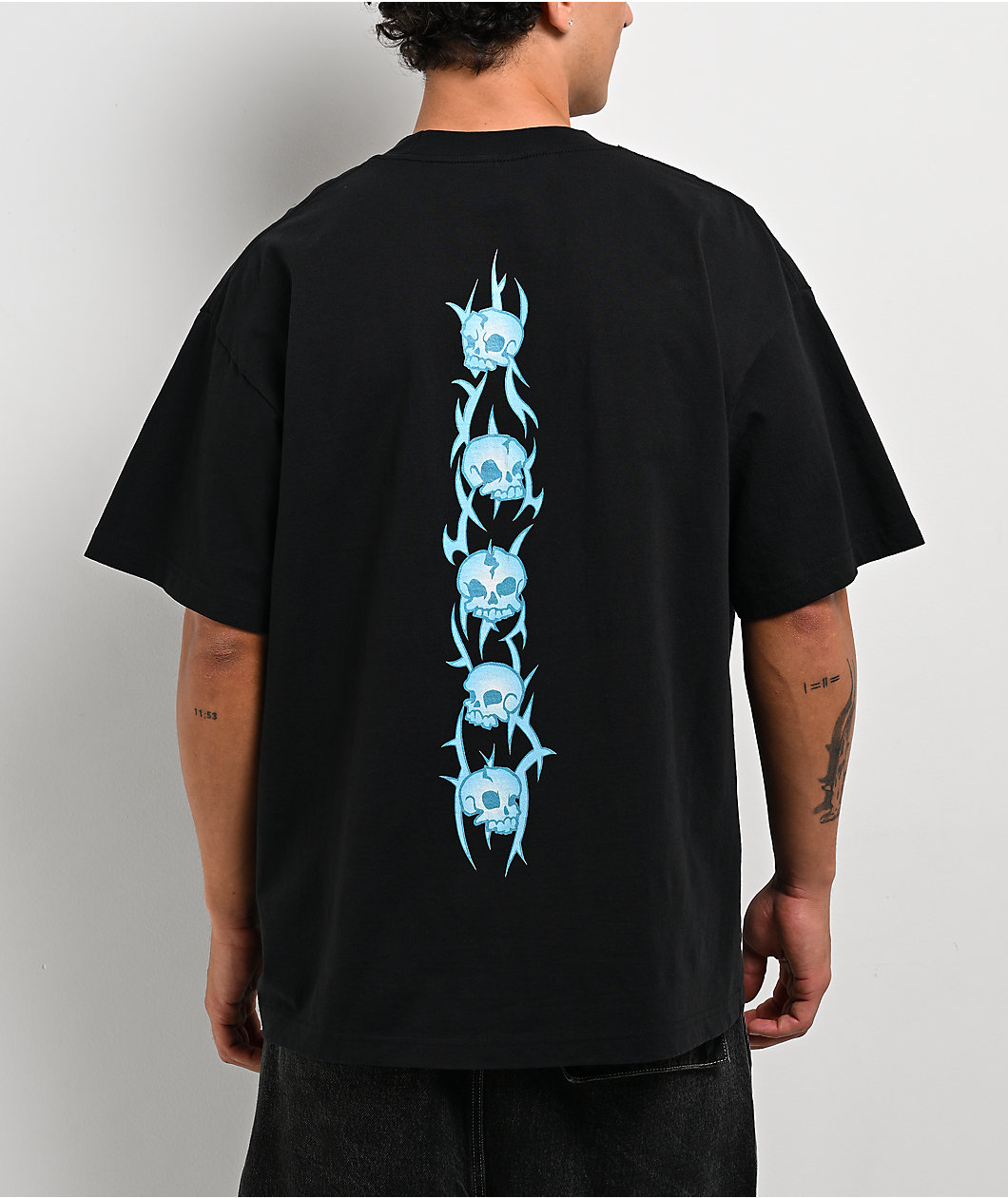 Empyre Into Nation Black Boxy T-Shirt