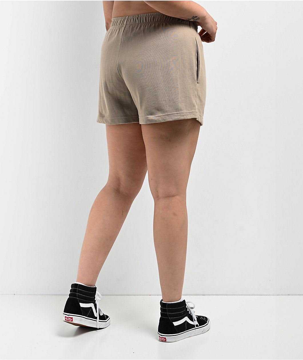 Empyre Jules Cowgirl Beige Sweat Shorts