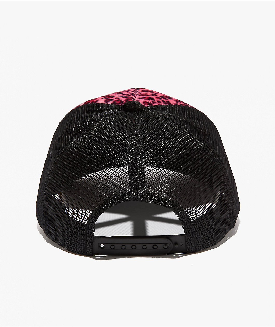 Empyre Jungle Black & Pink Velvet Trucker Hat