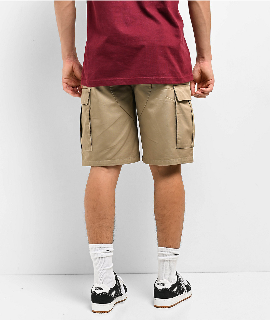 Empyre Khaki Skate Cargo Shorts